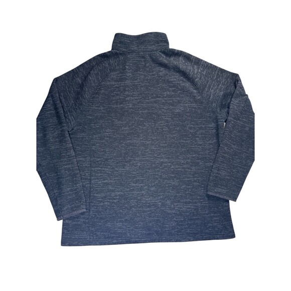 SWISSTECH Full Zip Sweater Jacket Black Heather Zipper Pockets Large Cozy Casual - Picture 7 of 10